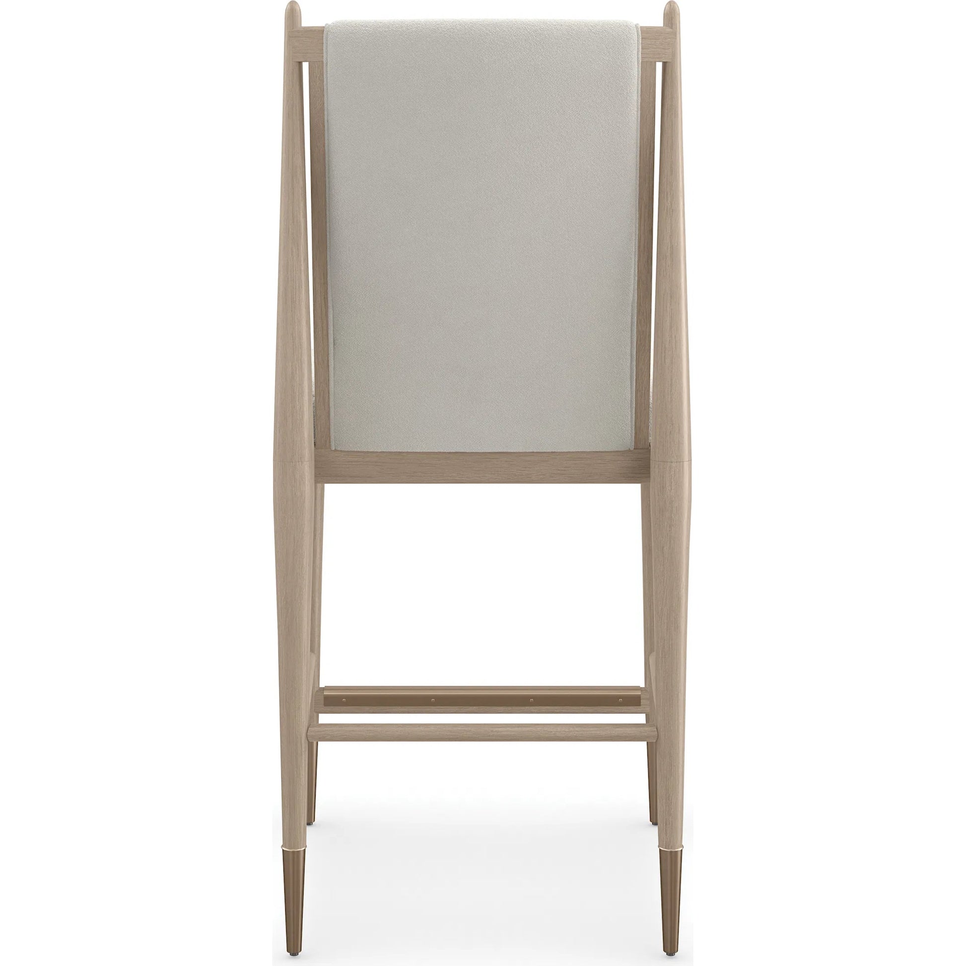 Unity Light Counter Stool by Caracole. Made from oak in a unique style.
