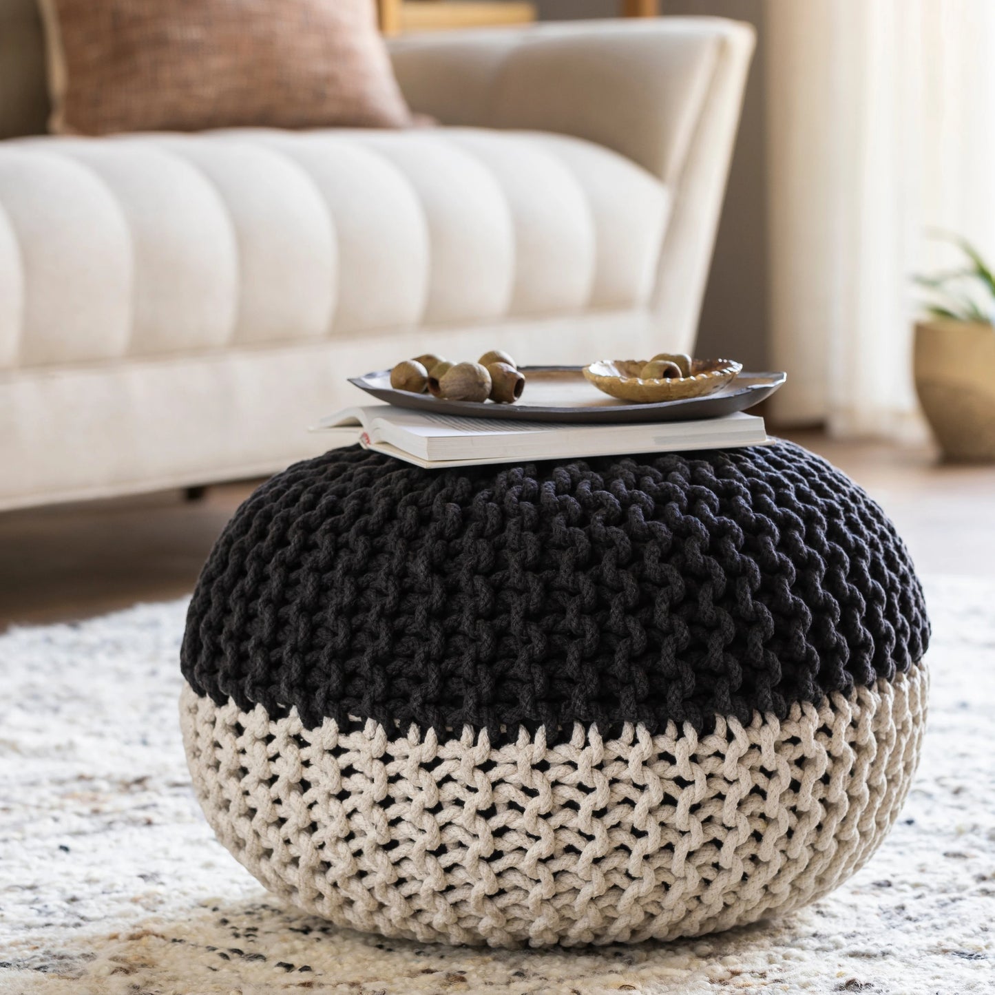 010 SR-755857 | Lifestyle | Malmo - 33181 by Livabliss. Made from 100% cotton, 100% polybeads in a modern style.