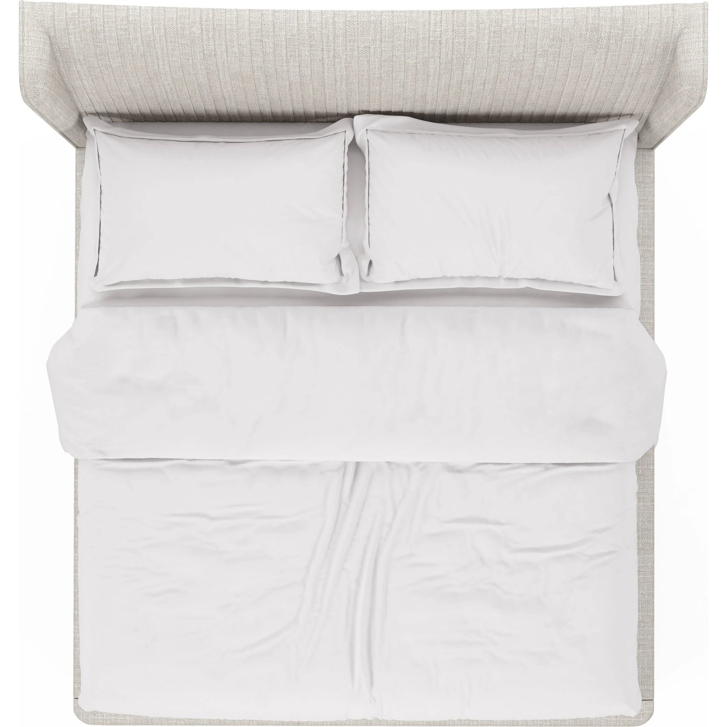 003 SI-2155785,SI-2155786,SI-2155787 | Additional Silo | Mezzanine Upholstered Shelter Bed by A.R.T. Furniture in dove gray. Made from parawood, poplar solids, foam, fabric in a modern style.