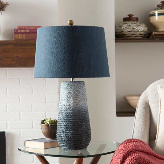 Mallory - 21536 by Livabliss in sky blue, pale blue and sky blue, pale blue. Made from burlap, polyester, jute, metal, acrylic in a eclectic & global style.