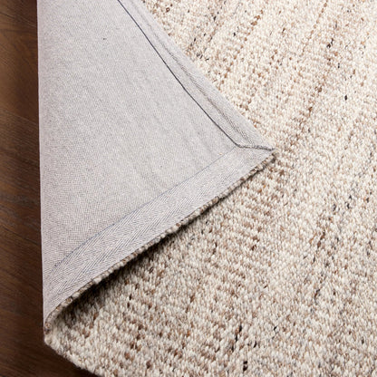 Melera MLR02 Rug by Jaipur Living in tan, taupe. Made from 80% wool 20% jute in a unique style.