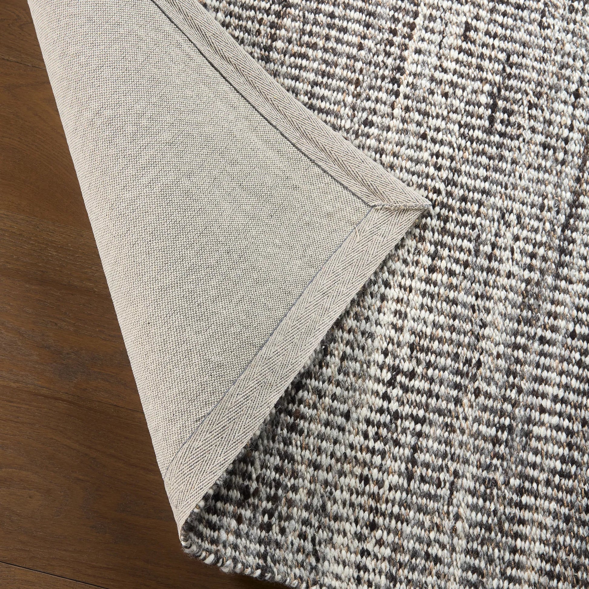 Melera MLR04 Rug by Jaipur Living in brown, tan, taupe. Made from 80% wool 20% jute in a unique style.