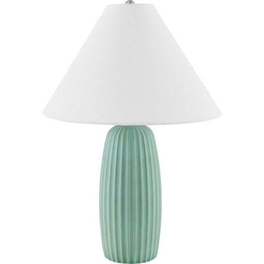 Millau Accent Table Lamp by Livabliss in painted, electroplated. Made from cement, linen, iron in a unique style.