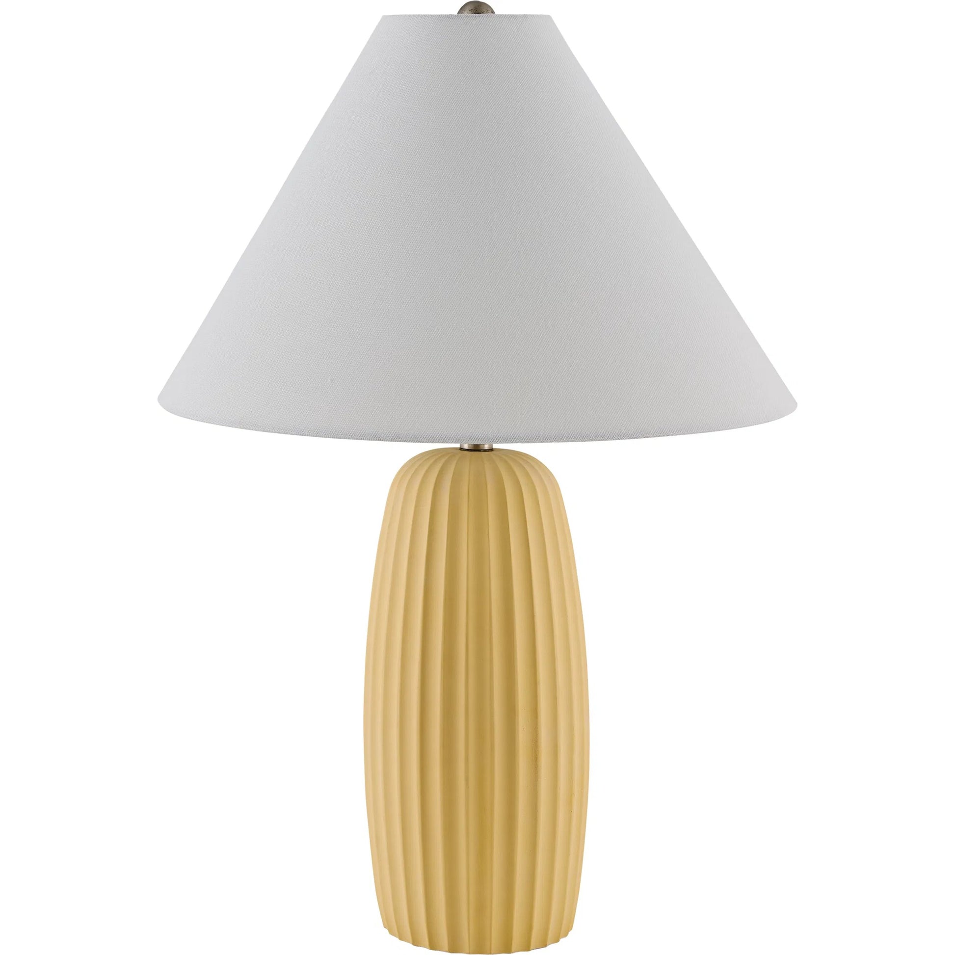 Millau Accent Table Lamp by Livabliss in painted, electroplated. Made from cement, linen, iron in a eclectic & global style.