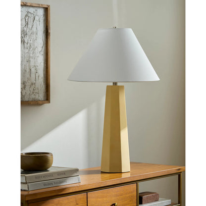 Millau Accent Table Lamp 626580 by Livabliss in paintedelectroplated. Made from cement, linen, iron in a eclectic & global style.