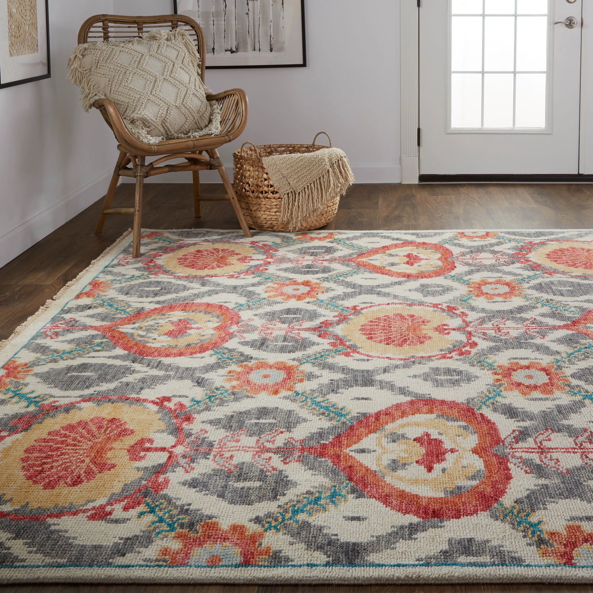 Beall Traditional Oriental Rug - 6712F by Feizy. Made from wool in a unique style.