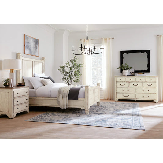 Americana Landscape Mirror by Hooker Furniture. Made from wood and mirror in a modern style.