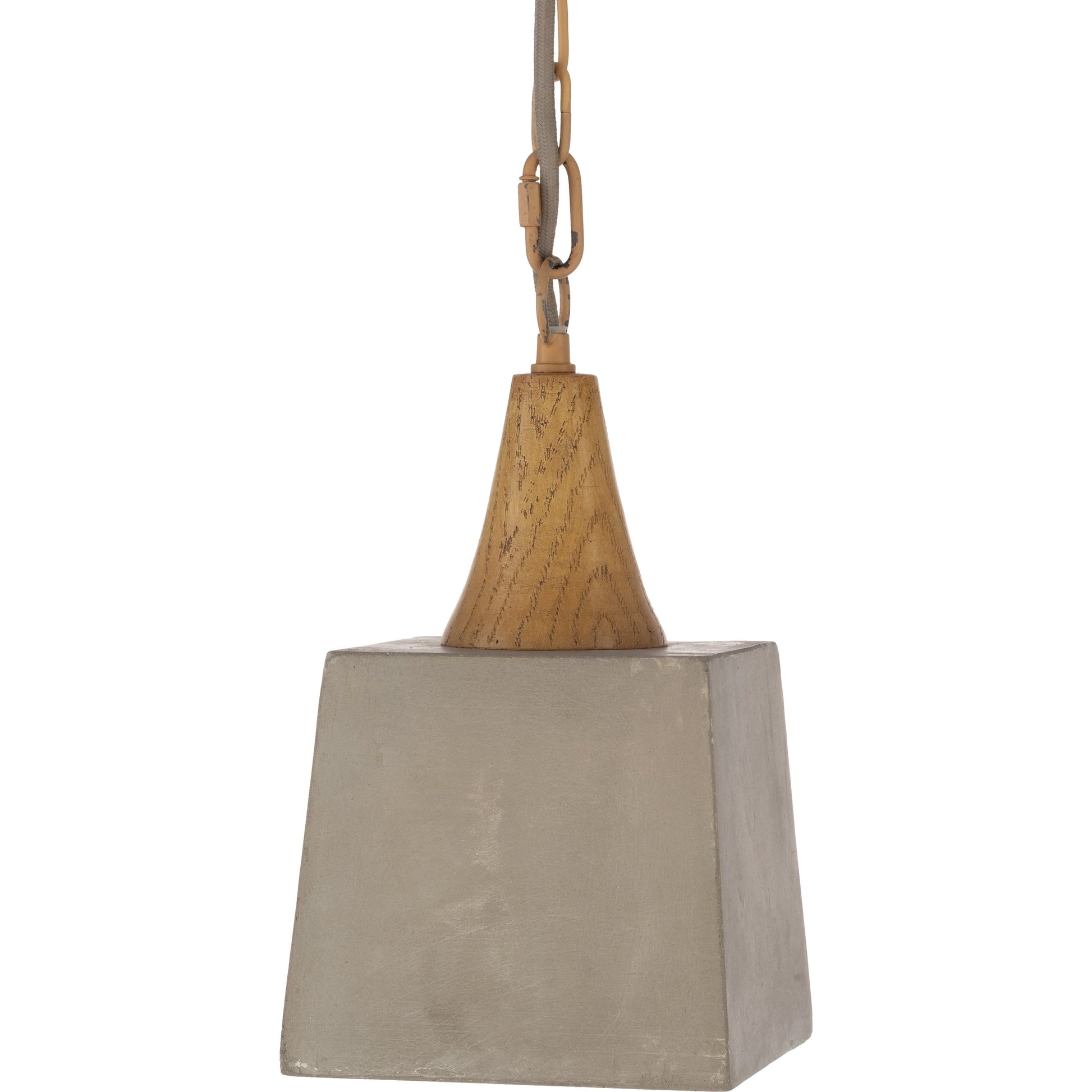 Mortimer Ceiling Light - 23462 by Surya in gray. Made from concrete in a modern style.