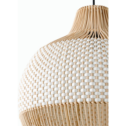 Mesmerize - 529031 by Surya in white, black and hand painted. Made from rattan in a cottage & farmhouse style.