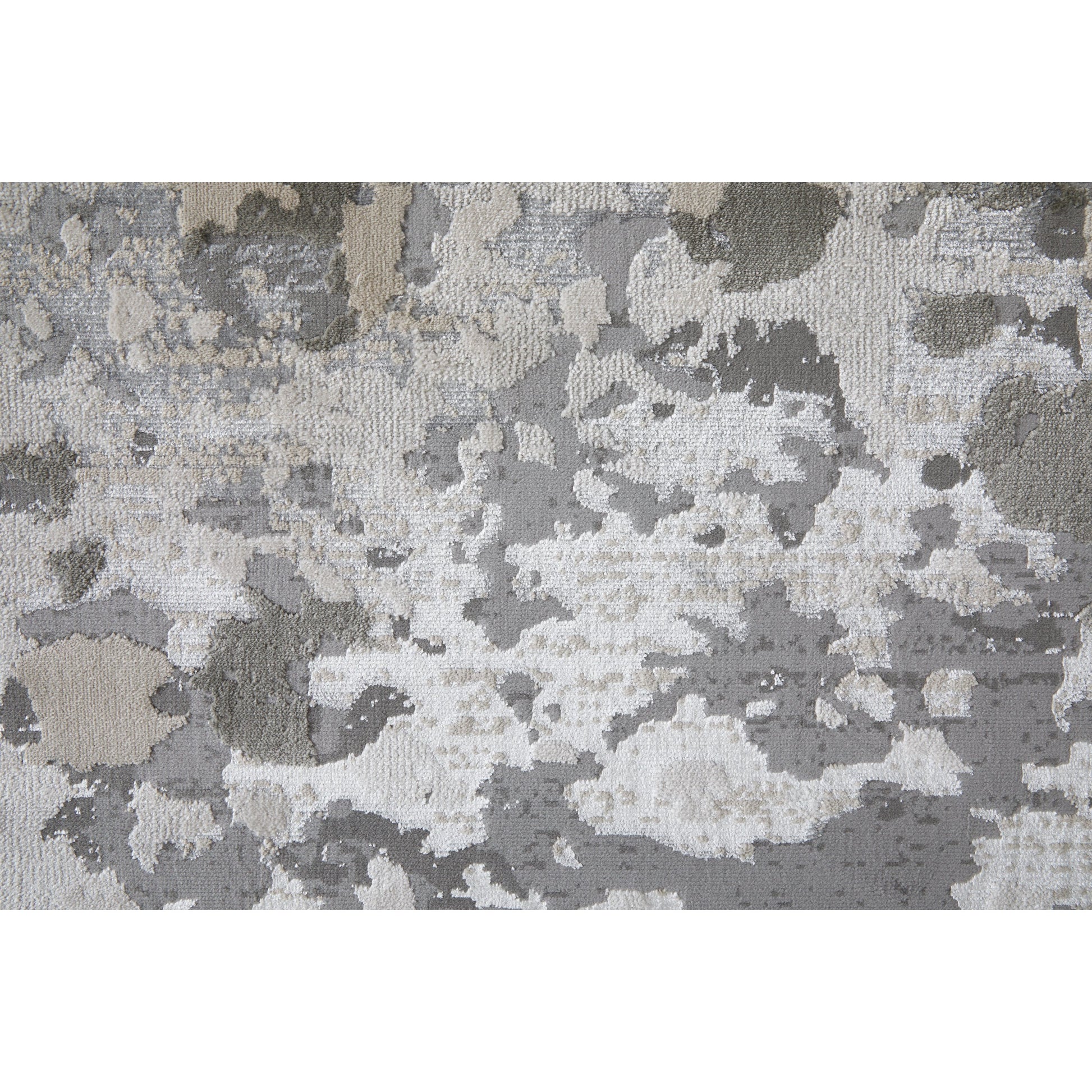 Micah Rug - 3336F by Feizy in silver, gray, white. Made from polyester, polypropylene in a unique style.