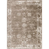 Charcoal, Light Brown, Dark Brown, Ivory / 5'3" x 7'3"