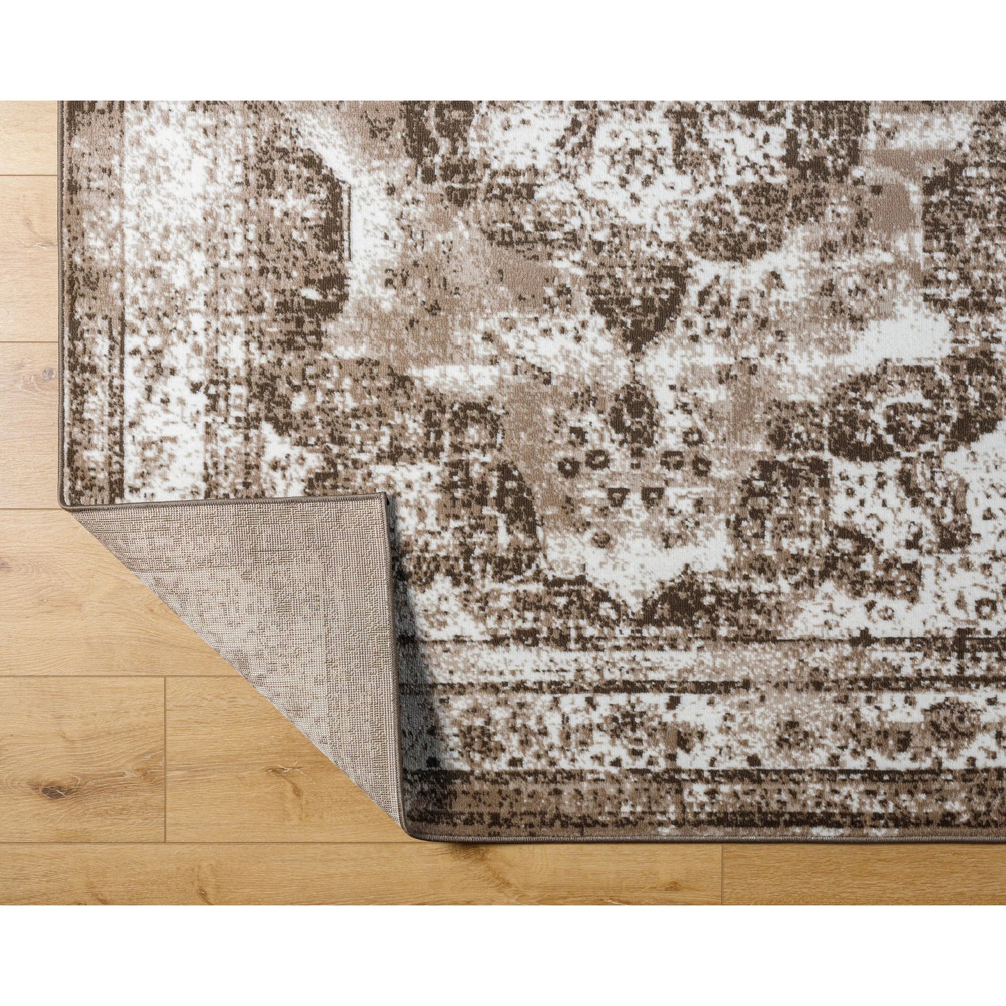 018 SI-2051545,SI-2051546 | Closeup | Monte Carlo Rug - 487363 by Livabliss. Made from face: 100% polypropylene, warp: 100% jute in a unique style.