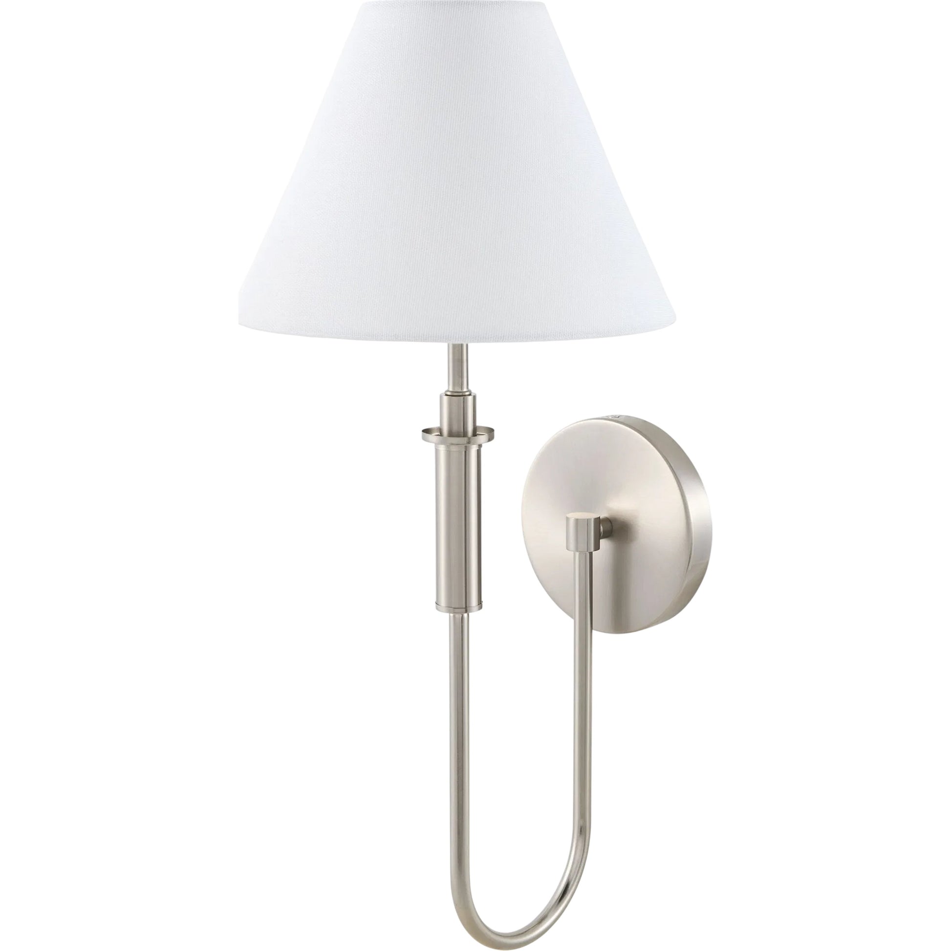 Montclaire Wall Sconce by Livabliss. Made from iron, linen in a unique style.