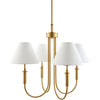 Metallic Brass, White