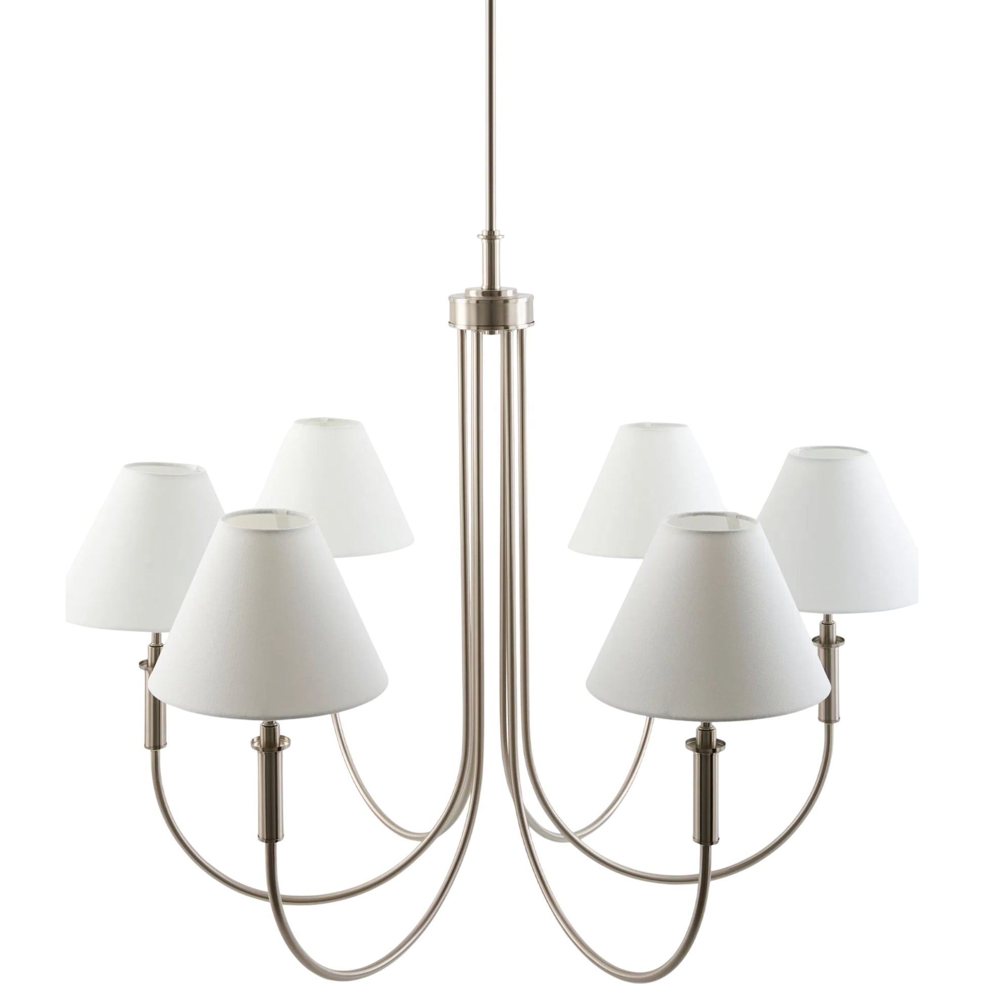 Montclaire Chandelier by Livabliss. Made from iron, linen in a unique style.