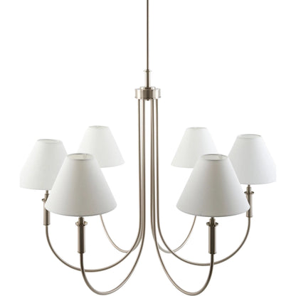 Montclaire Chandelier by Livabliss. Made from iron, linen in a unique style.