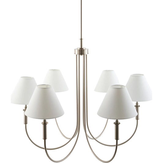 Montclaire Chandelier by Livabliss. Made from iron, linen in a unique style.