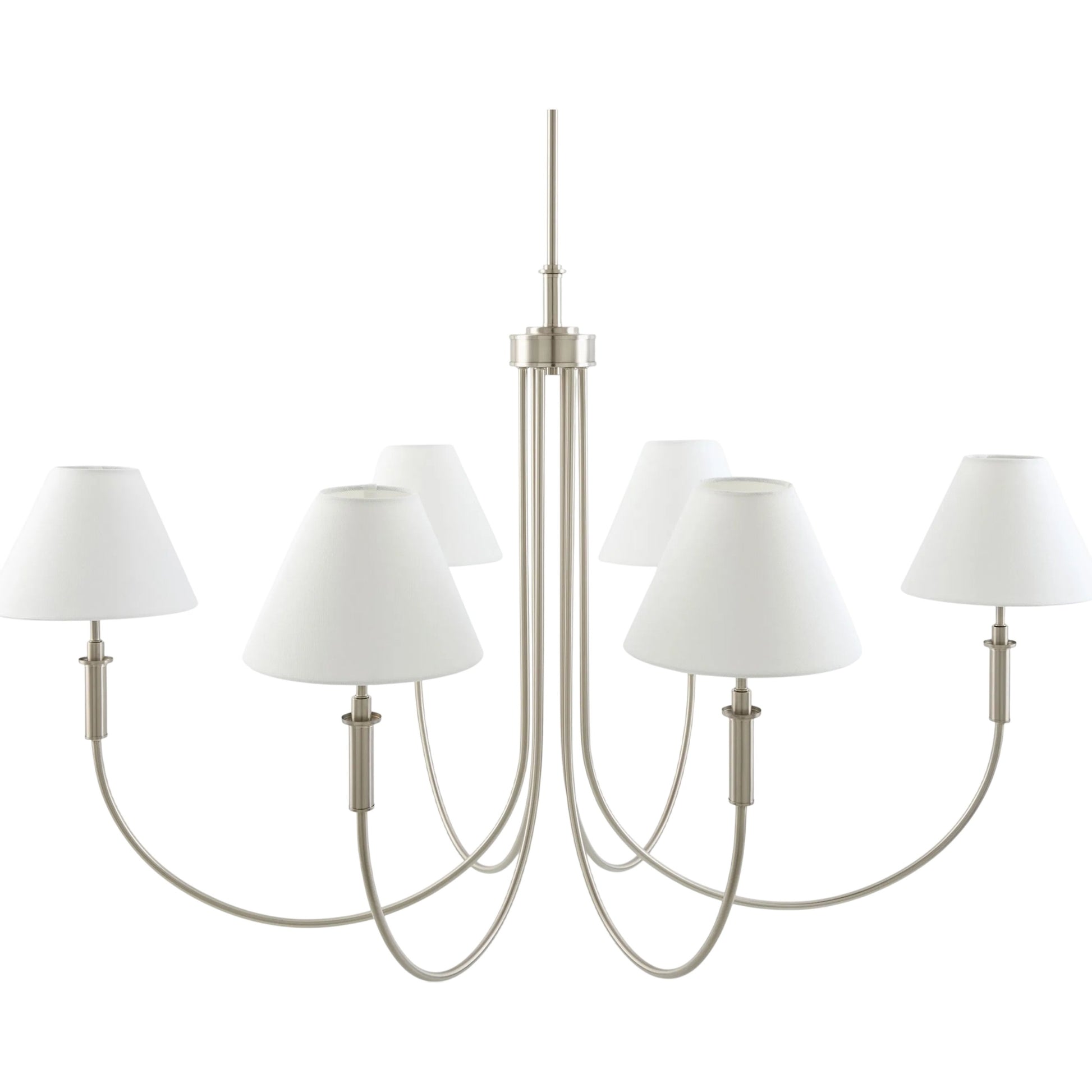 Montclaire Chandelier by Livabliss. Made from iron, linen in a unique style.