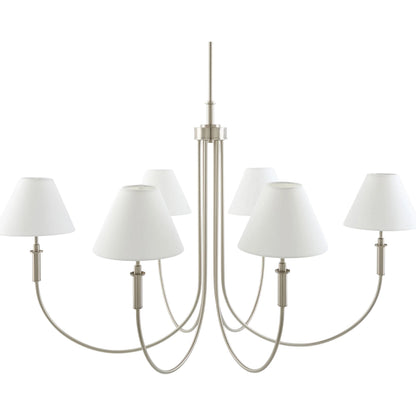 Montclaire Chandelier by Livabliss. Made from iron, linen in a unique style.