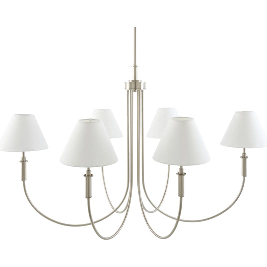 Montclaire Chandelier by Livabliss. Made from iron, linen in a unique style.