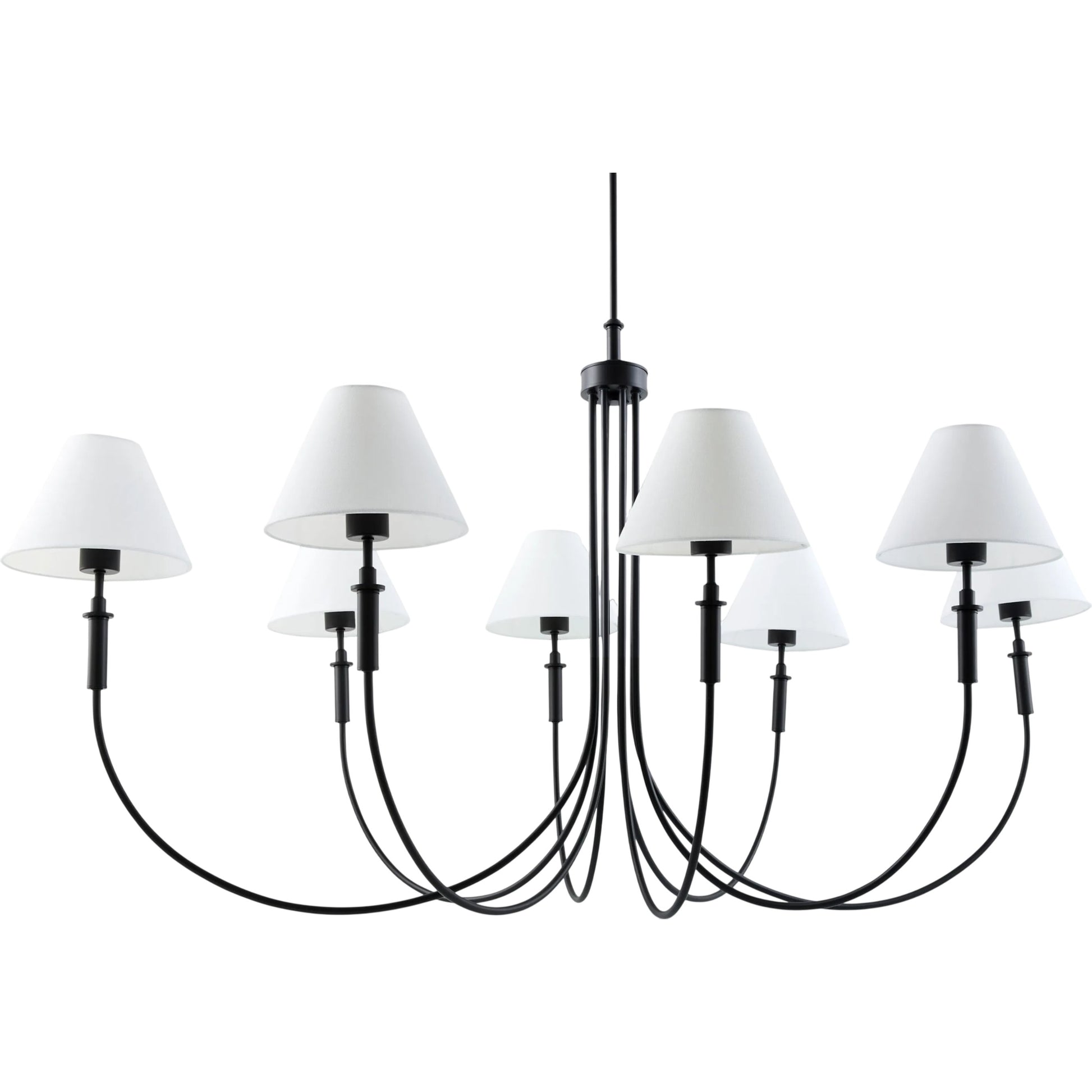 Montclaire Chandelier by Livabliss. Made from iron, linen in a unique style.