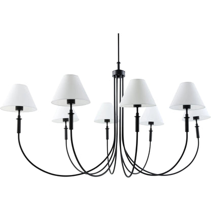 Montclaire Chandelier by Livabliss. Made from iron, linen in a unique style.