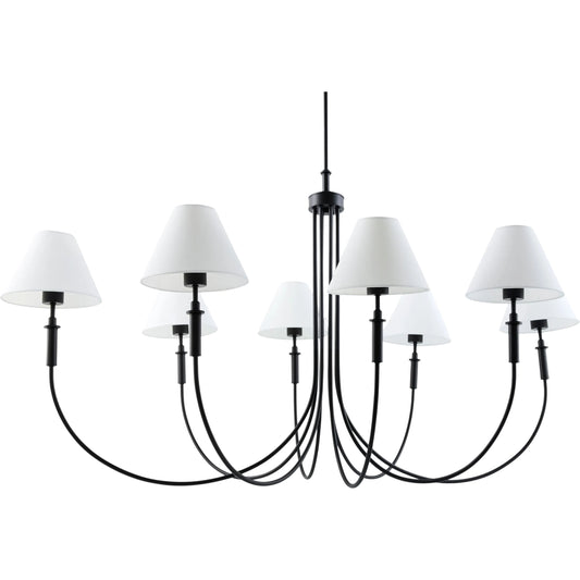 Montclaire Chandelier by Livabliss. Made from iron, linen in a unique style.