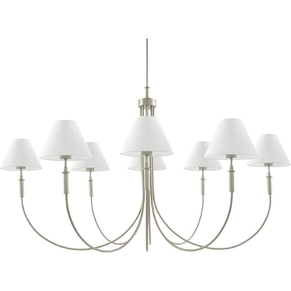 Montclaire Chandelier by Livabliss. Made from iron, linen in a unique style.