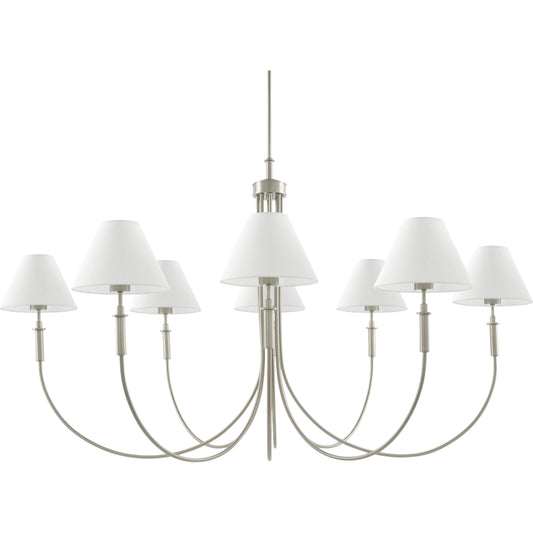 Montclaire Chandelier by Livabliss. Made from iron, linen in a unique style.