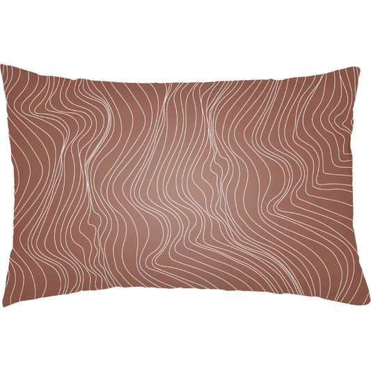 Modern Lines Indoor/Outdoor Pillow by Livabliss. Made from front: 100% polyester, back: 100% polyester, fill: polyester, polyfill in a modern style.