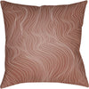 Medium Brown, White / 16" x 16"