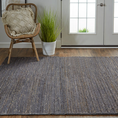 Kaelani Transitional Rug - 0769F by Feizy in brown, blue, taupe. Made from jute in a unique style.