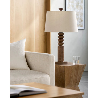 Munisip 556591 Lighting by Surya in wheat, translucent, metallic nickel, white, brown and paintedpainted. Made from resin, linen, plastic in a transitional style.