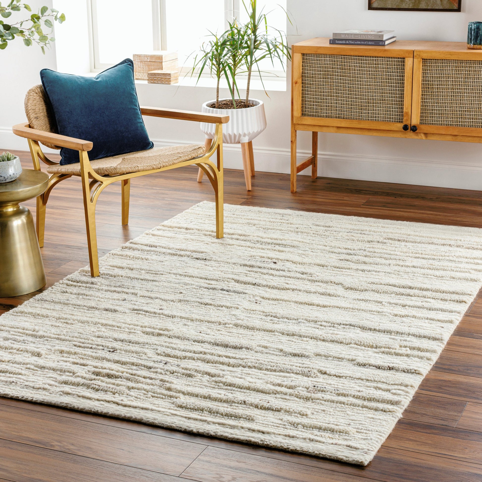 Manisa Rug - 30273 by Surya in gray, brown, cream. Made from 100% new zealand wool in a unique style.