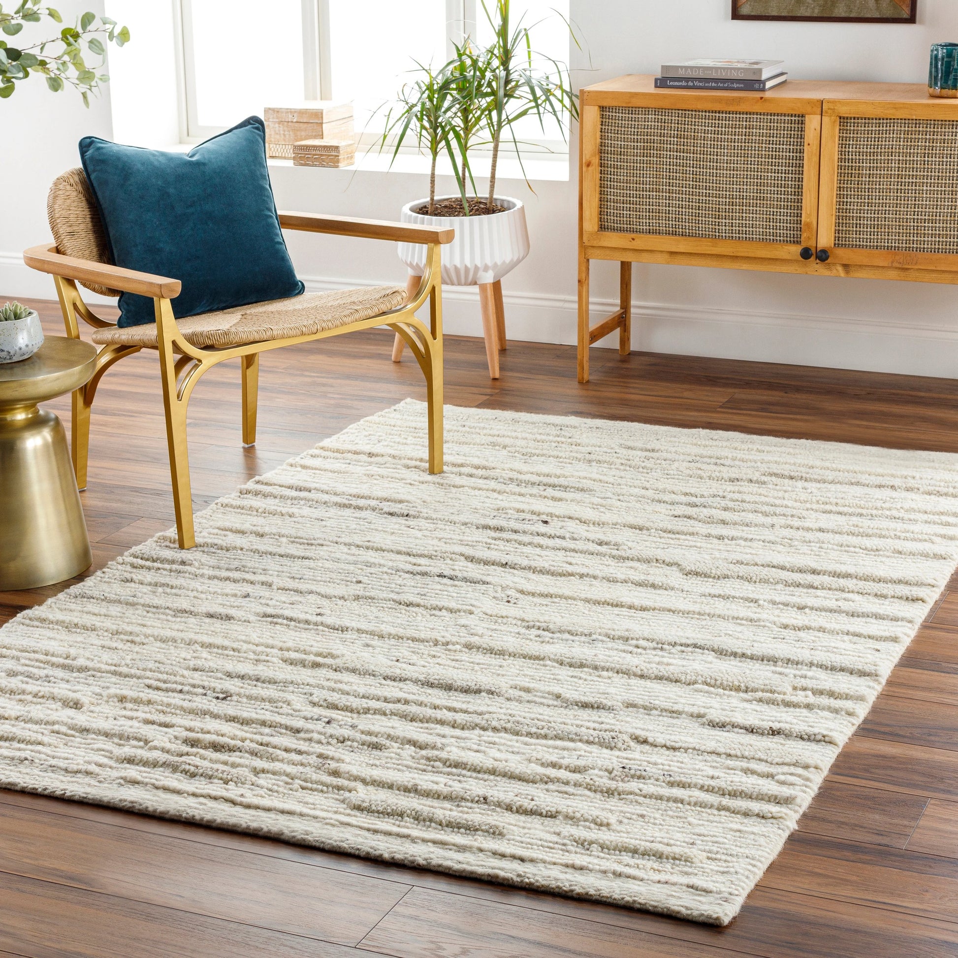 Manisa Rug - 30273 by Surya in gray, brown, cream. Made from 100% new zealand wool in a unique style.