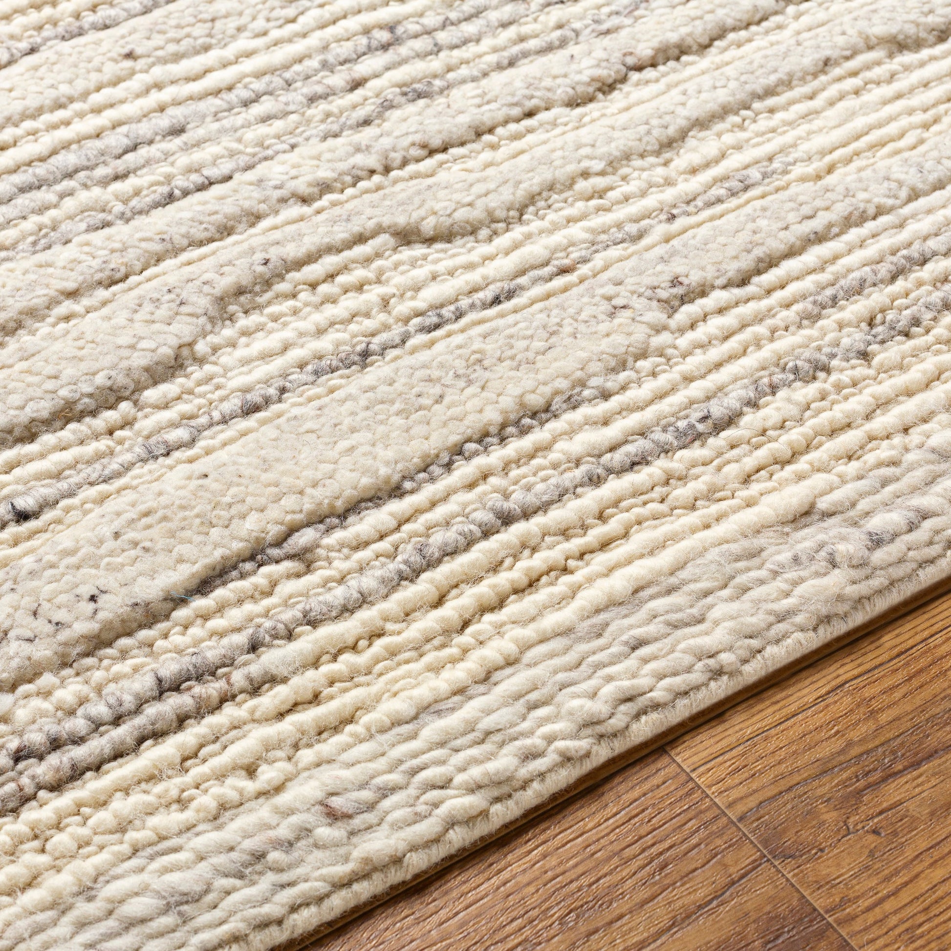 Manisa Rug - 30273 by Surya in gray, brown, cream. Made from 100% new zealand wool in a unique style.