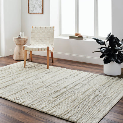 Manisa Rug - 30274 by Surya in cream, brown, black, gray. Made from 100% new zealand wool in a unique style.