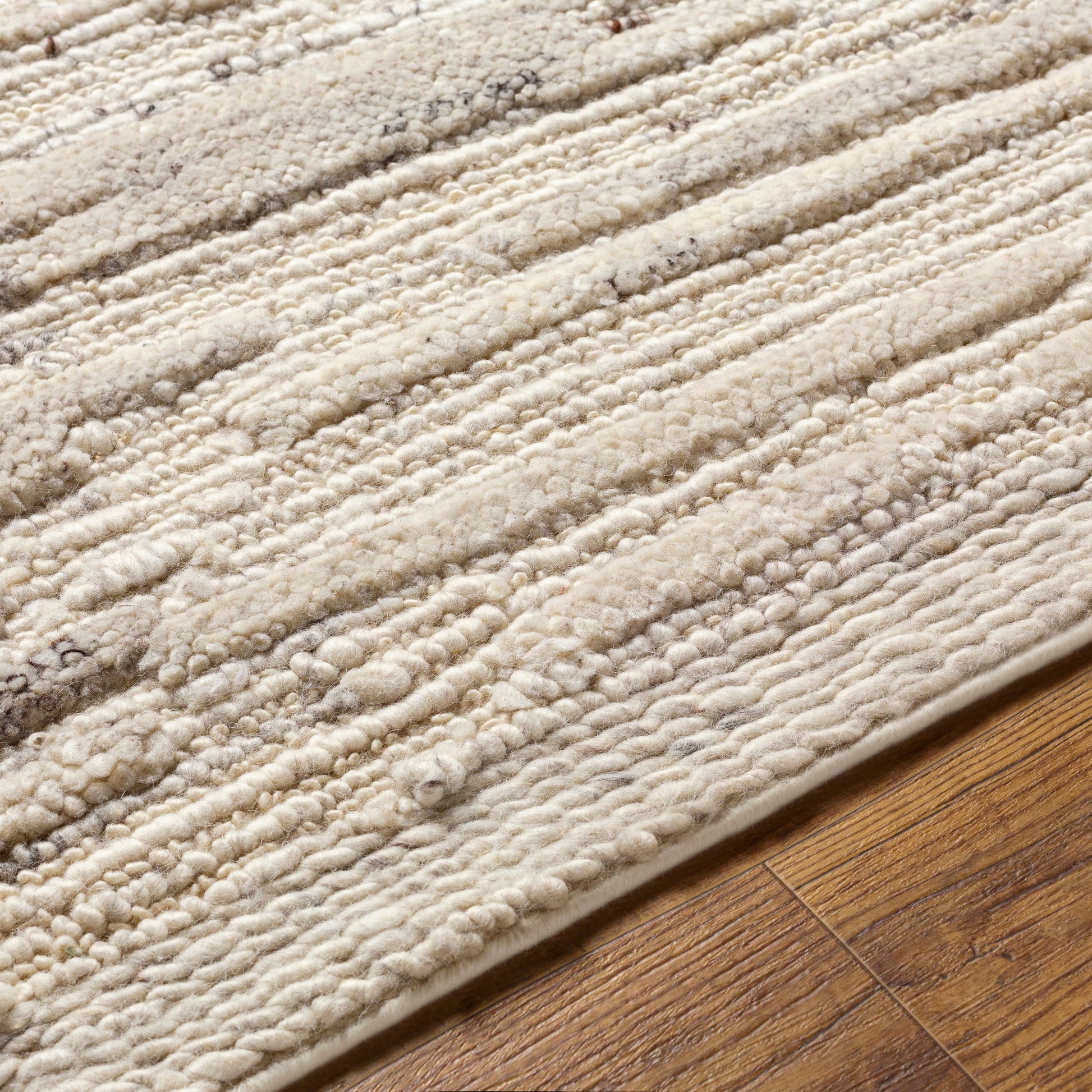 Manisa Rug - 30274 by Surya in cream, brown, black, gray. Made from 100% new zealand wool in a unique style.