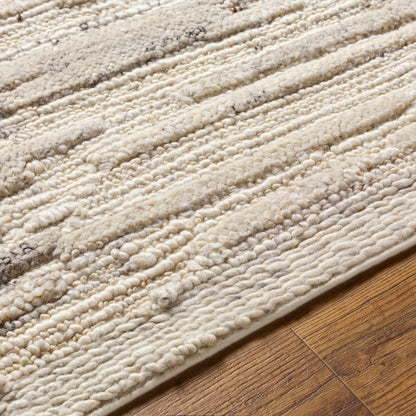 Manisa Rug - 30274 by Surya in cream, brown, black, gray. Made from 100% new zealand wool in a unique style.