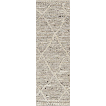 Manisa MNS-2302 Rug by Surya in charcoal, gray, brown, black, cream. Made from 100% new zealand wool in a unique style.