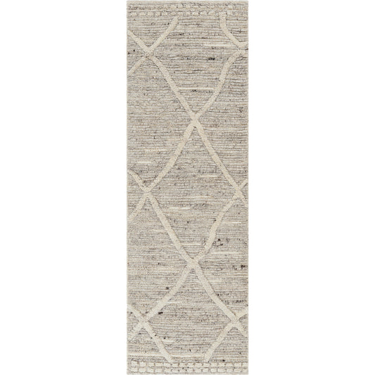 Manisa MNS-2302 Rug by Surya in charcoal, gray, brown, black, cream. Made from 100% new zealand wool in a unique style.