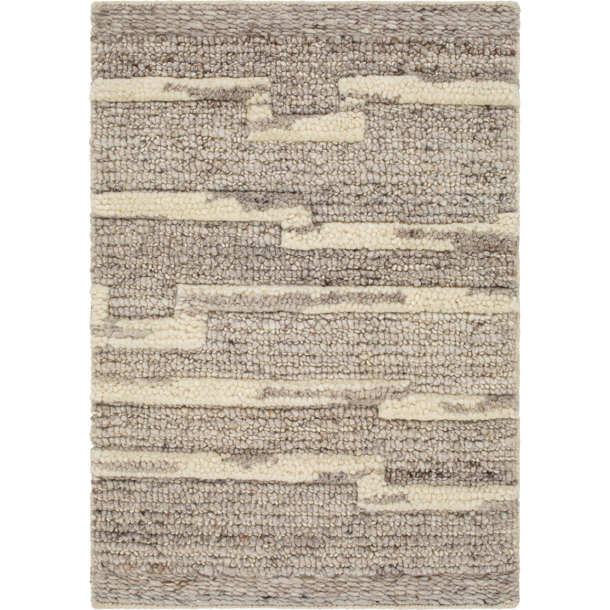 Manisa MNS-2303 Rug by Surya in medium gray, gray, brown, cream. Made from 100% new zealand wool in a unique style.