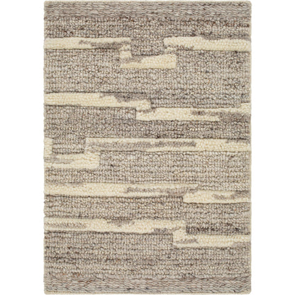 Manisa MNS-2303 Rug by Surya in medium gray, gray, brown, cream. Made from 100% new zealand wool in a unique style.