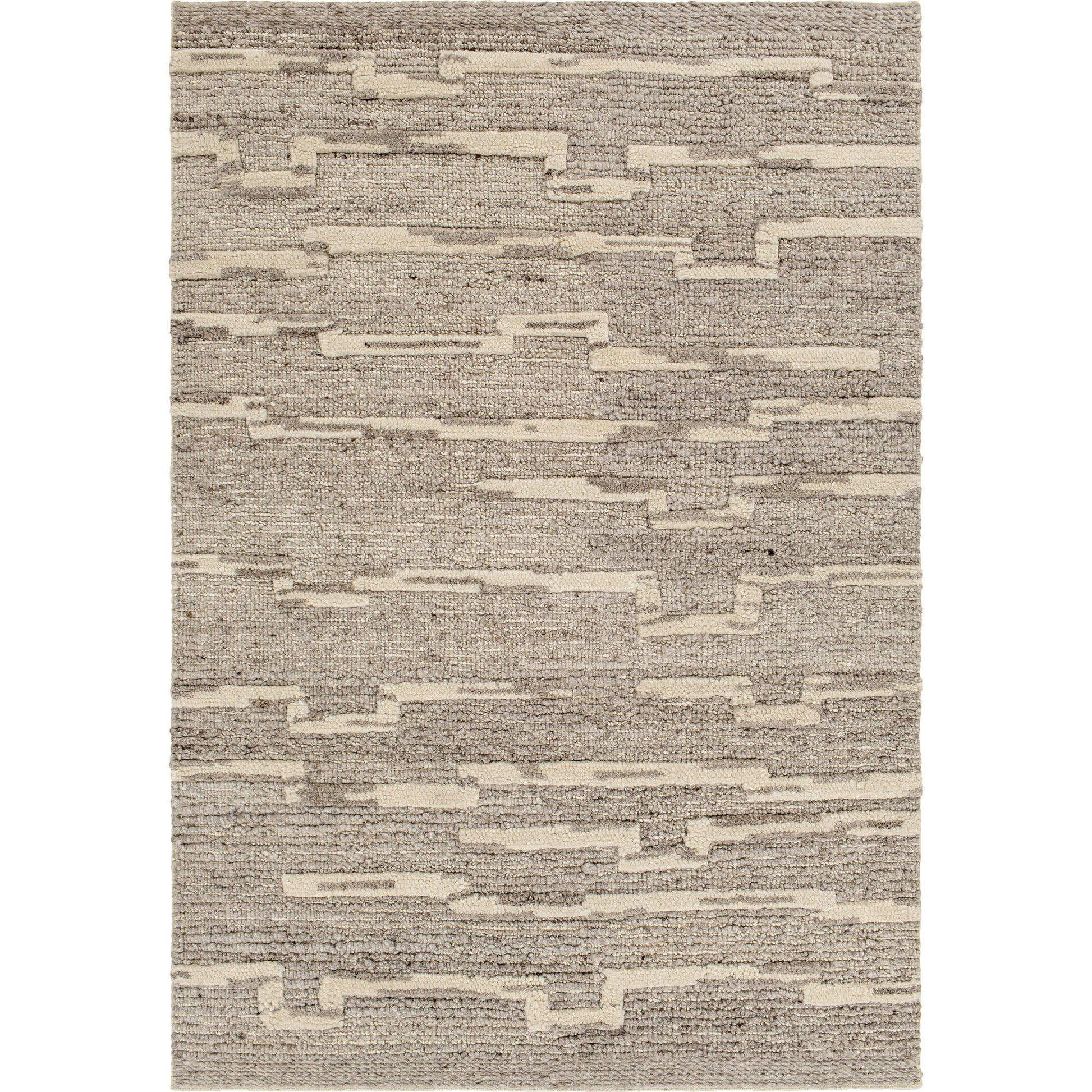Manisa MNS-2303 Rug by Surya in medium gray, gray, brown, cream. Made from 100% new zealand wool in a unique style.