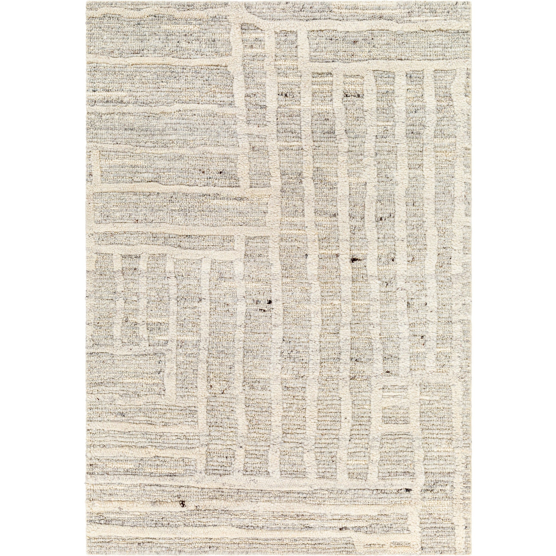 Manisa Rug - 30815 by Surya in gray, light slate, charcoal, brown, cream, oatmeal. Made from 100% new zealand wool in a unique style.