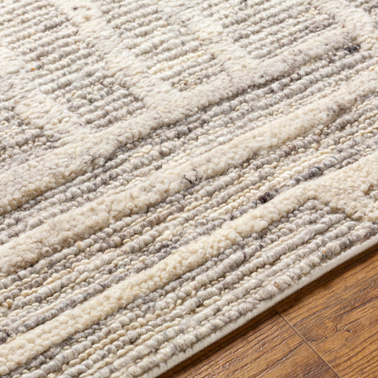 Manisa Rug - 30815 by Surya in gray, light slate, charcoal, brown, cream, oatmeal. Made from 100% new zealand wool in a unique style.