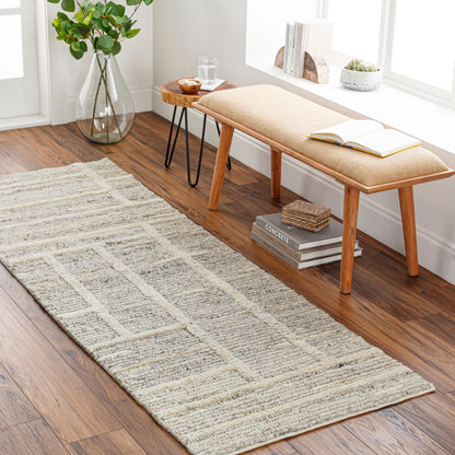 Manisa Rug - 30815 by Surya in gray, light slate, charcoal, brown, cream, oatmeal. Made from 100% new zealand wool in a unique style.