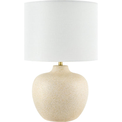 Monowai Accent Table Lamp by Surya. Made from ceramic, linen, polyester in a transitional style.