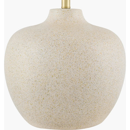 Monowai Accent Table Lamp by Surya. Made from ceramic, linen, polyester in a transitional style.