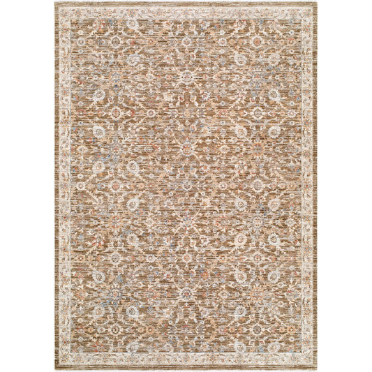 Montreux MNX-2306 Rug by Livabliss in medium brown, light gray, ivory, tan, gray, slate. Made from polyester in a unique style.